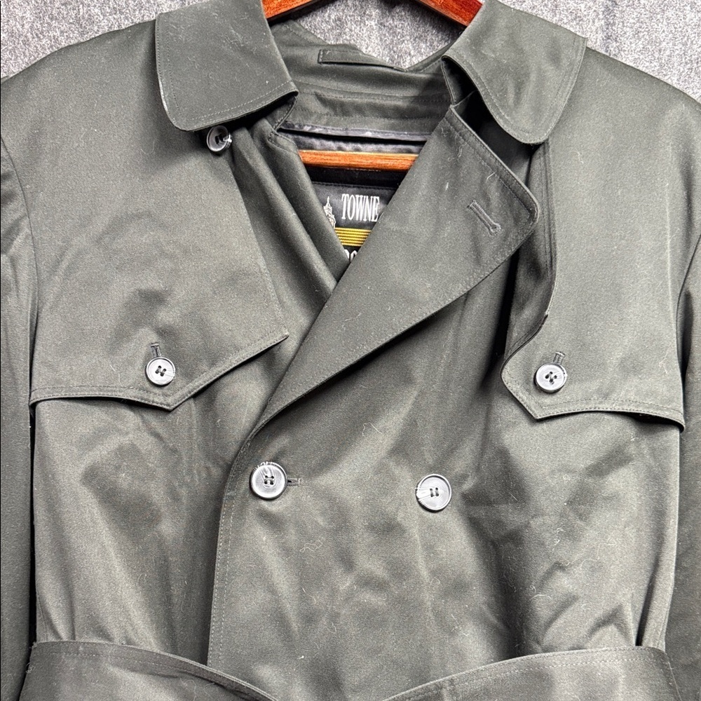 London Fog Men's Dark Gray Trench Coat - Picture 7 of 7